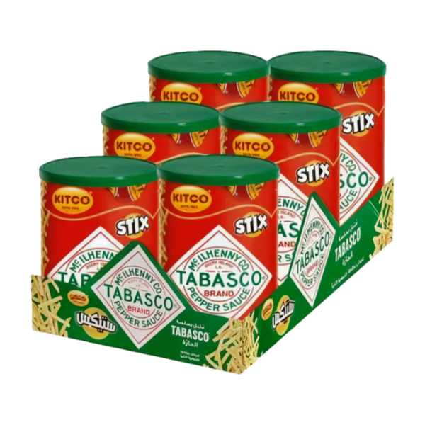 Kitco Stix Tabasco Pepper Sauce Potato Sticks 45g