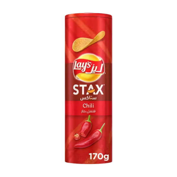 Lays Stax Chili Potato Crisps 170g