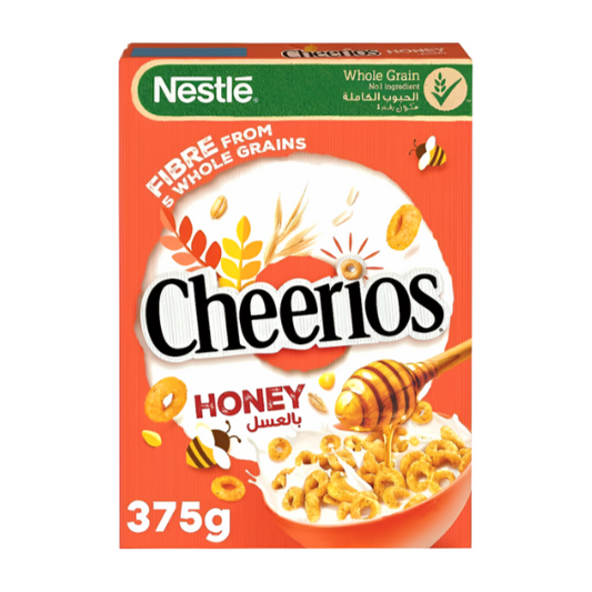 Nestle Honey Cheerios Breakfast Cereal 375g