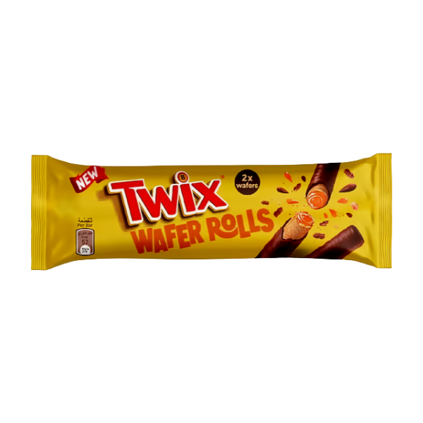 Twix Caramel Wafer Rolls 22.5g