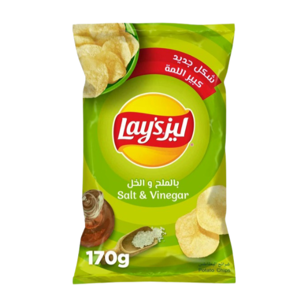 Lays Salt And Vinegar 170g