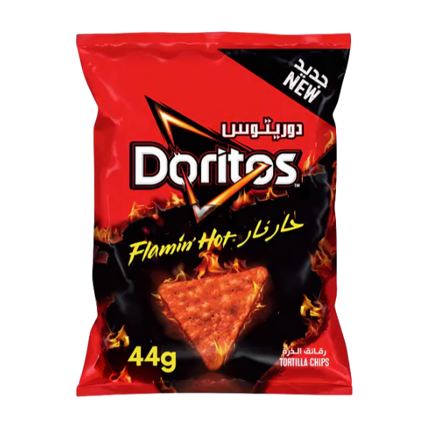 Doritos Flaming Hot Toritilla Chips 44g