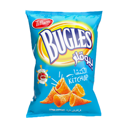 Tiffany Bugles Tomato Ketchup Corn Snacks 125g