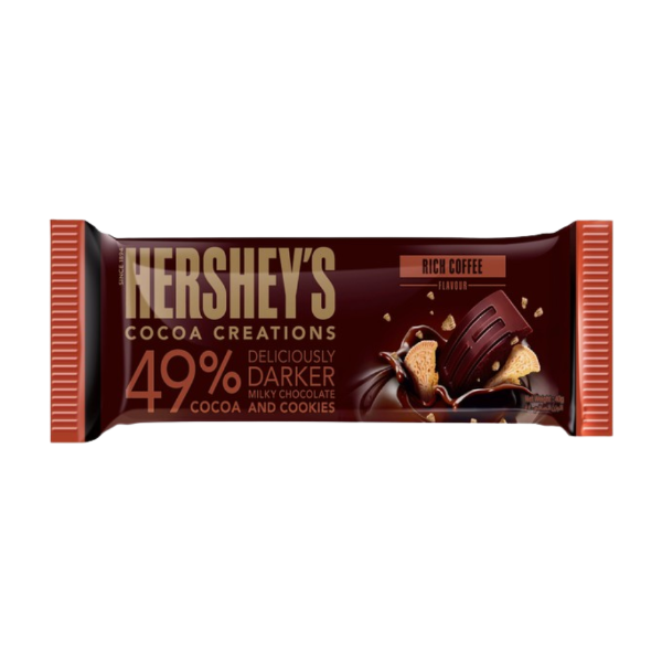 Hershey's Cocoa Creation Rich Coffee Flavour Deliciously Darker Milky Chocolate 40g