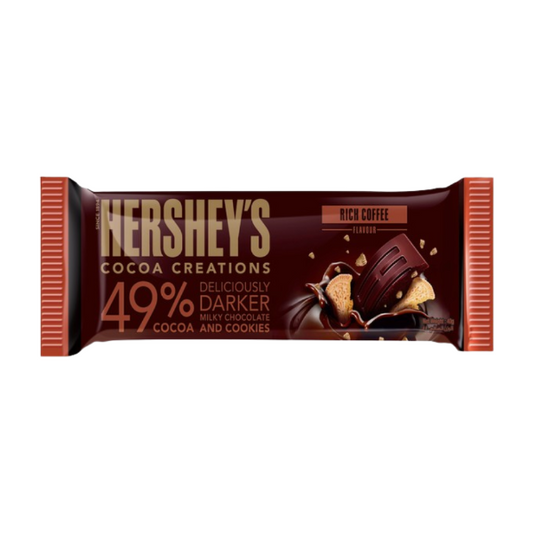 Hershey's Cocoa Creation Rich Coffee Flavour Deliciously Darker Milky Chocolate 40g